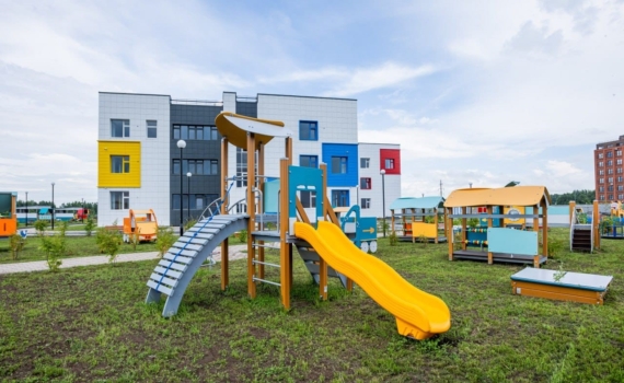 Новый детский сад построен в томском микрорайоне «Левобережный»